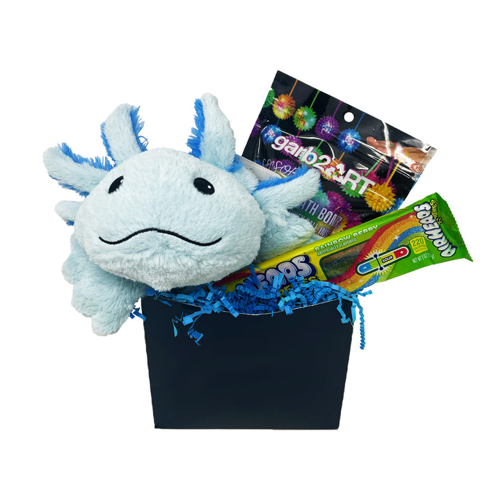 Kids Axolotl Warmie Basket